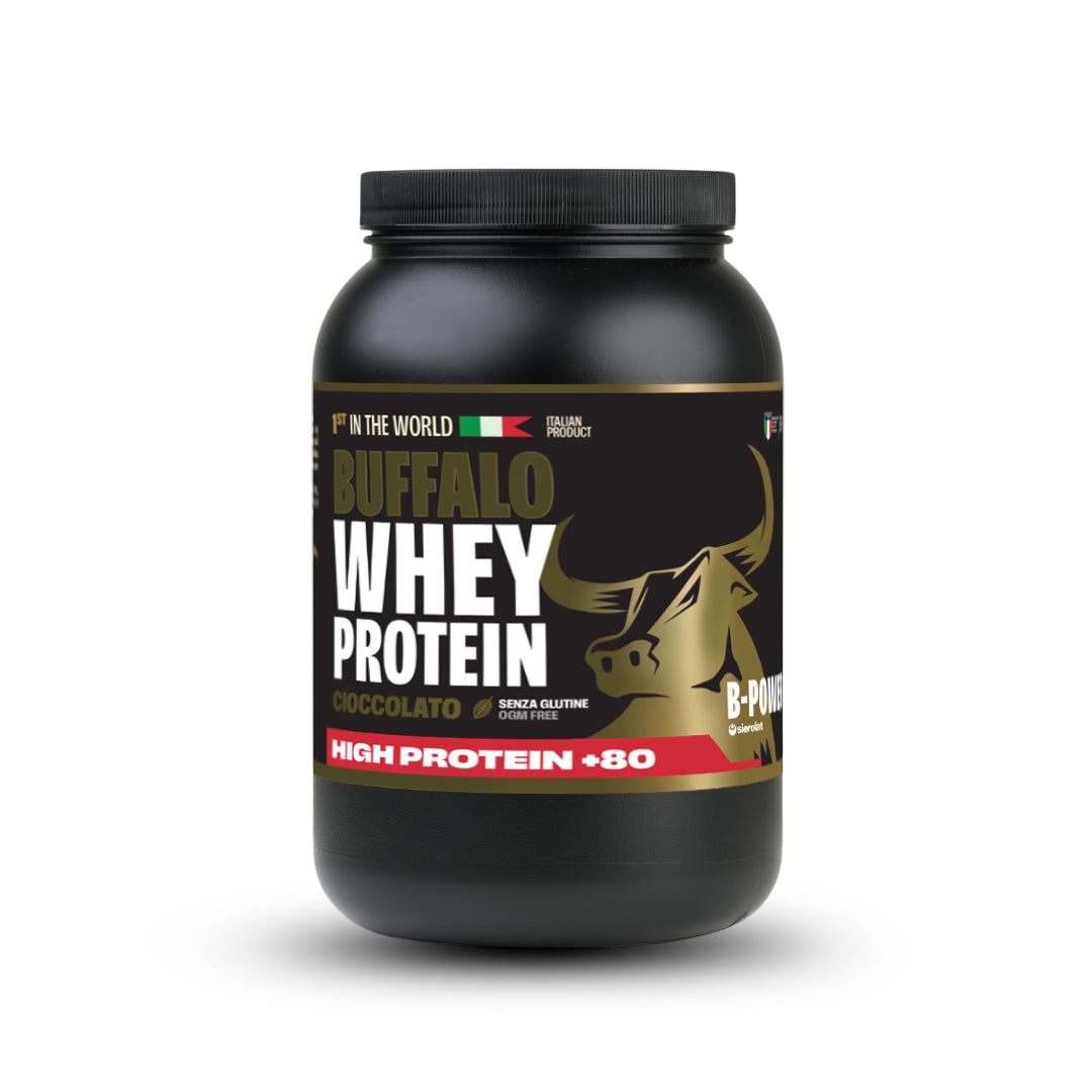 +80 High Protein - Buffalo Whey Gusto Cioccolato - Proteine in Polvere