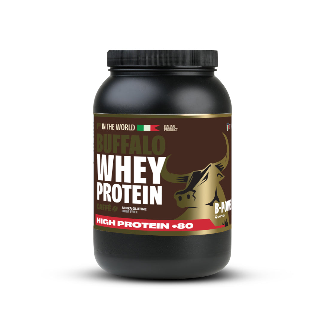 +80 High Protein - Buffalo Whey Gusto Caffè- Proteine in Polvere